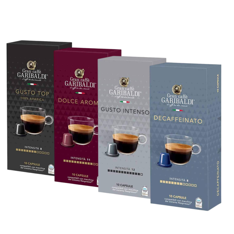 Nespresso Coffee Capsules Garibaldi