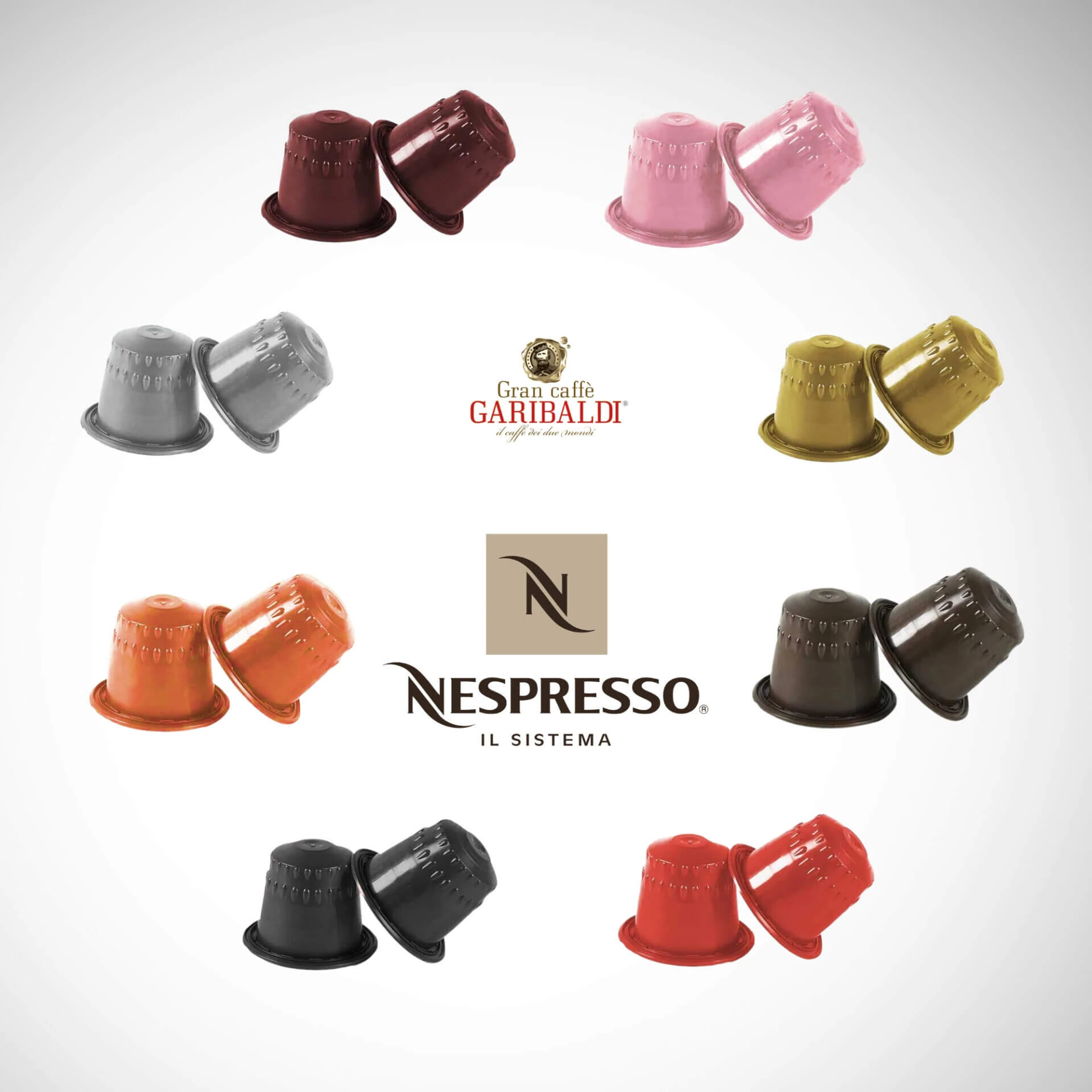 NESPRESSO Coffee Capsules GRAN CAFFE GARIBALDI Intenso, 10 pcs - Garibaldi