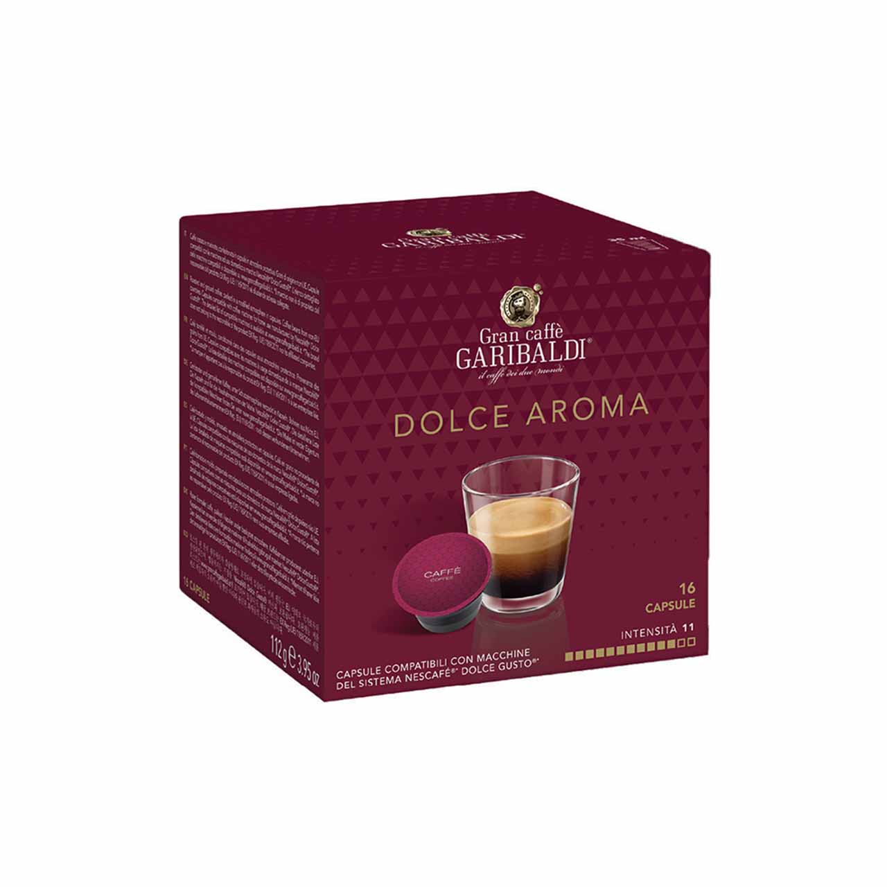 DOLCE GUSTO Coffee capsules GRAN CAFFE GARIBALDI Cappuccino, 16 pcs -  Garibaldi