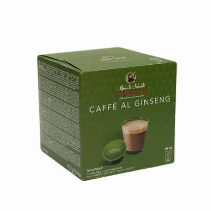 DOLCE GUSTO Coffee capsules GRAN CAFFE GARIBALDI Caffè Al Ginseng, 16 pcs -  Garibaldi